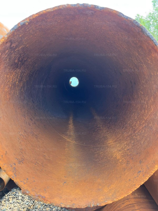 Труба бу 630x6/7 спиралешовная, восстановленная